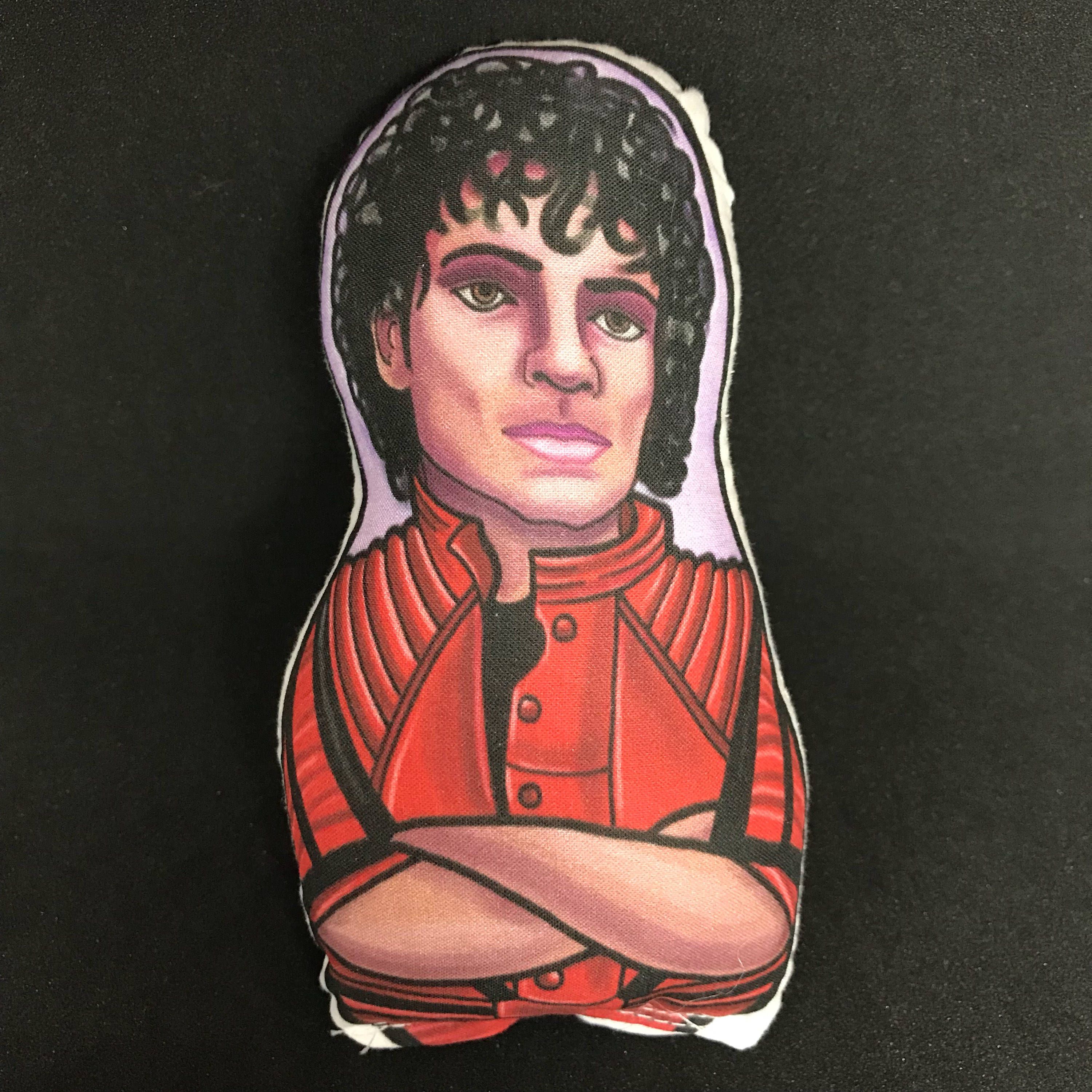 michael jackson plush doll