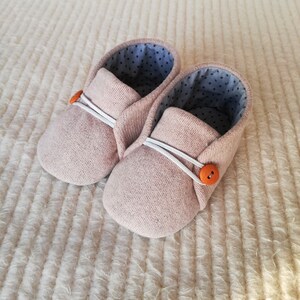 Baby Moccasins, Moccs, Infant Booties, Newborn Boy Shoes, Baby Oxfords, Baby Girl Moccs, Soft Sole Shoes, Warm Baby Booties, Infant Shoes