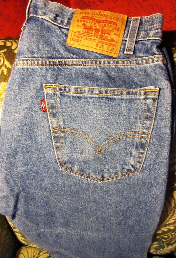 Levi jeans 36 waist 30 long 505's 