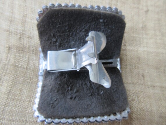 cut steel shoe clip, clothing clip, edwardian, 19… - image 5