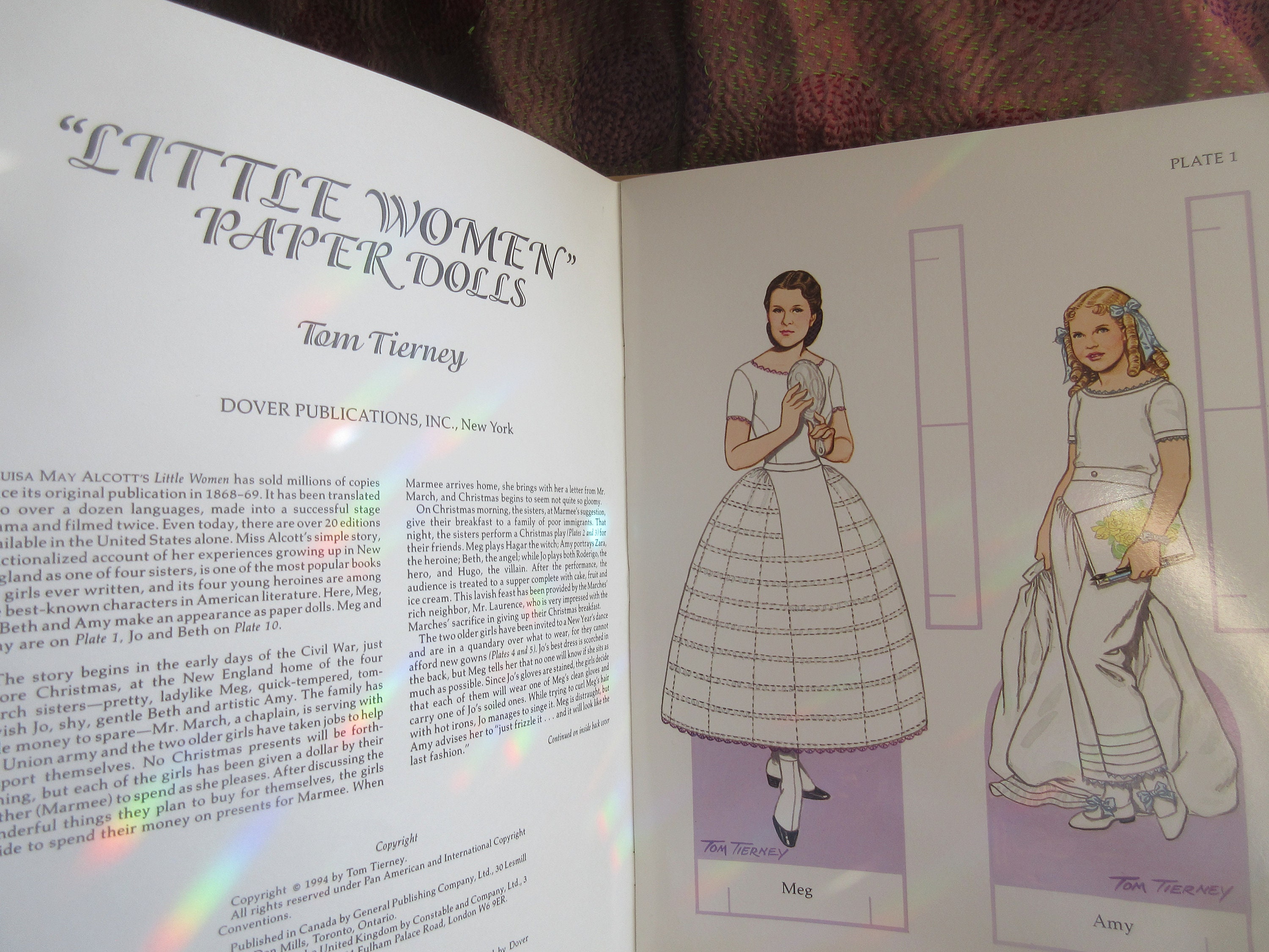 Paper Doll Books Tom Tierney Princess Diana Little Women Etsy(02)