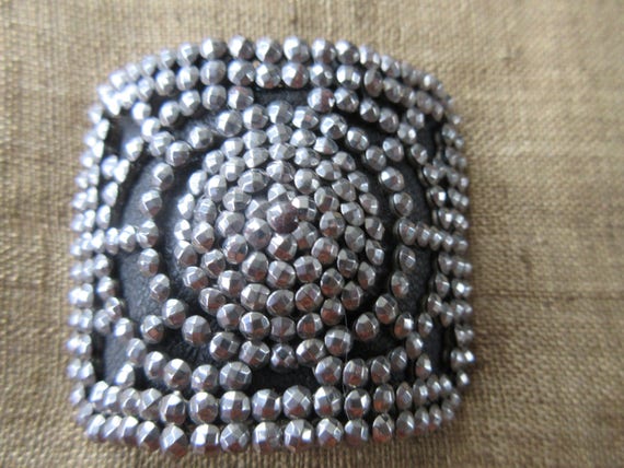 cut steel shoe clip, clothing clip, edwardian, 19… - image 1