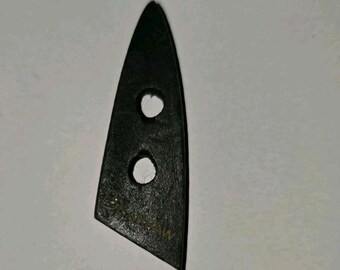Bearpaw Replacement Black Wood Boot Button 1 3/4 Inch