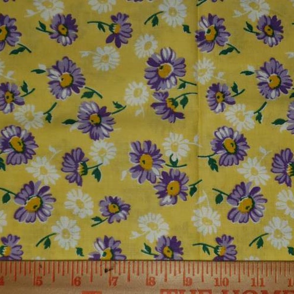 P and B Textiles fun with feedsacks daisy fabric, made in 2005, cotton fabric