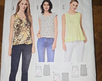 Burda style Top pattern 6501 size 8-20