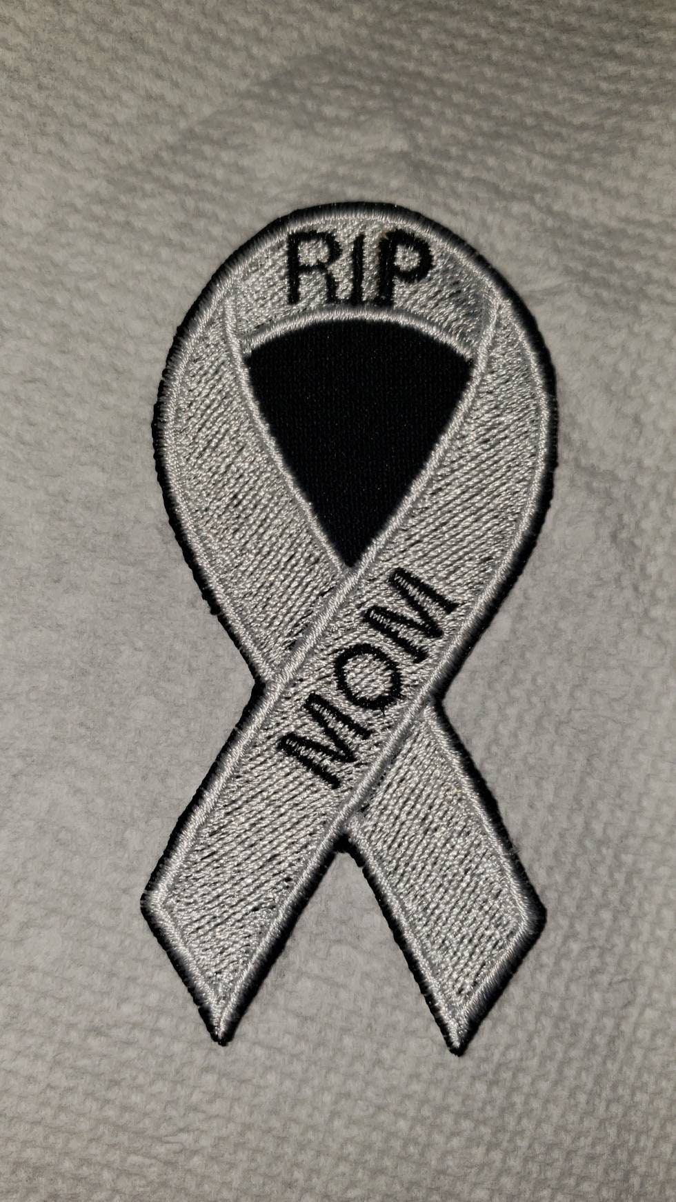 RIP MOM lung cancer awareness ribbon white awareness ribbon | Etsy