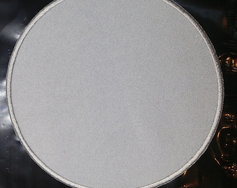 5 inch gray Round Blank patch, Sublimation patch, patches, blank patches, embroidery patches, 5 inch patch