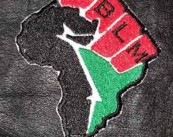 Black Lives Matter patch,  reggae patch, Africa patch, BLM PATCHES