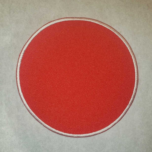 4 inch Dark Orange Round Blank patch, Sublimation patch, patches, blank patches, embroidery patches, 4 inch patch