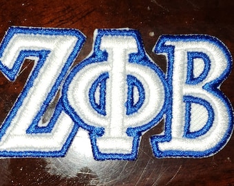 Zeta Phi Beta, sorority patch,  Motorcycle patch, biker patch,  EMBROIDERED patch, Greek patch, fun patches,