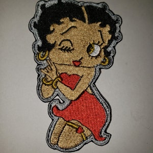 Betty Boop embroidered patch