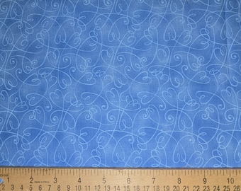 Essentials by Patty Reed Designs 2007 Fabric traditions blue hearts Fabric