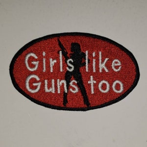 Girls like ... patch, motorcycle patch, embroidered patch, biker vest patch, fun patches, 3.5" x 2"