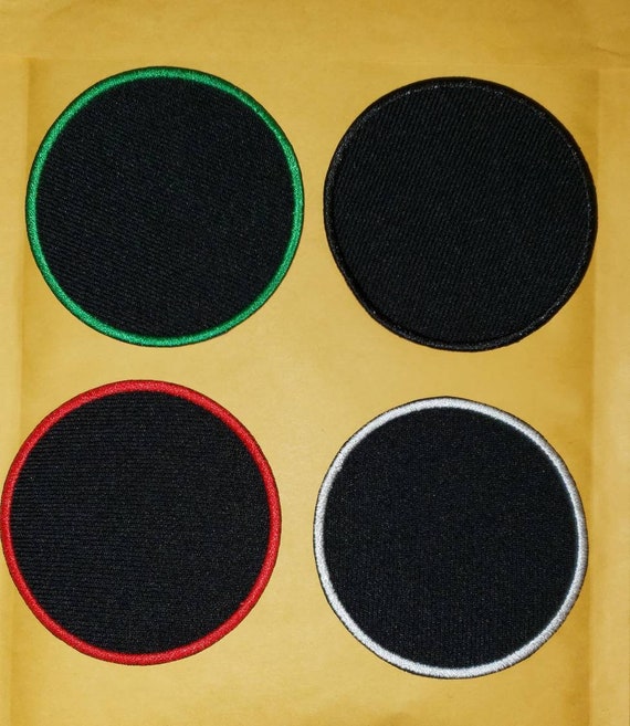 2.5 Inch Black Round Blank Embroidered Patch, Patch for Sublimation, Patches,  Blank Patches, Embroidery Patches, 2.5 Inch Patch 