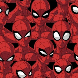 Spiderman fabric, spider sense fabric, cotton Quilting fabric