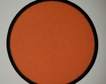 Orange Round Blank patch, Sublimation patch, patches, blank patches, embroidery patches, 2 inch patch