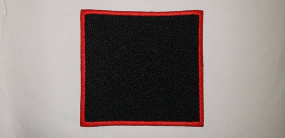 Black Square Blank Patch, Sublimation Patch, Patches, Blank Patches,  Embroidery Patches, 2 Inch Patch 