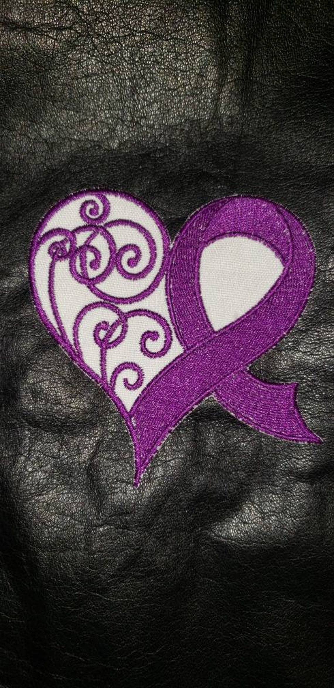 CROHNS RIBBON Cancer Awareness Purple Heart Awareness - Etsy