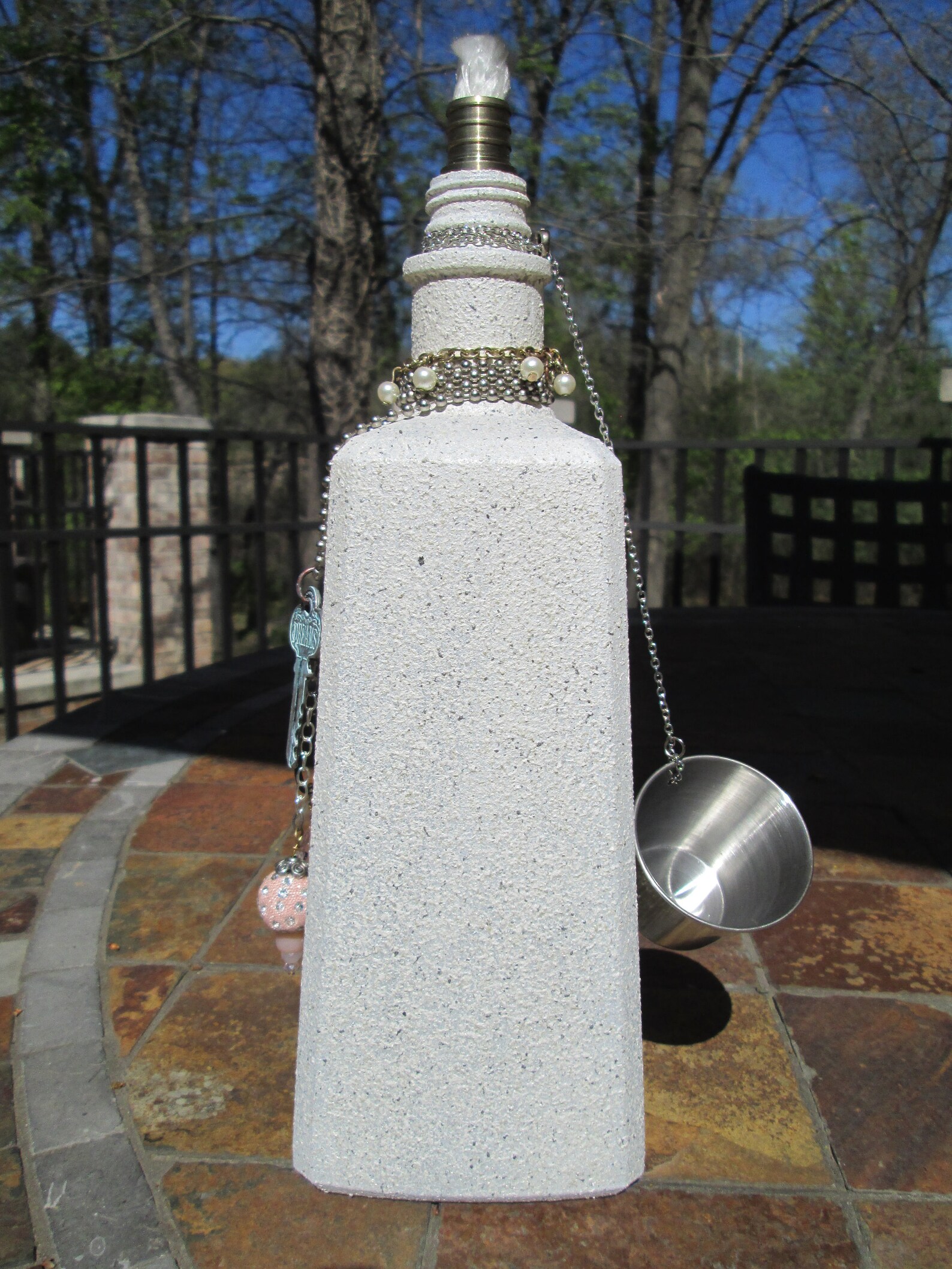 Antorcha de mesa con joyas hechas a mano Sueños | Etsy