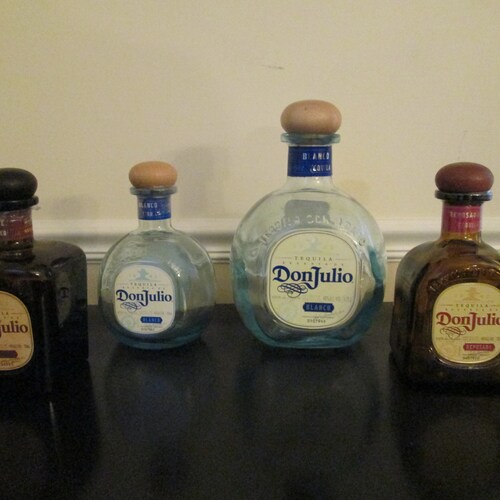 Empty Patron Tequila Bottles With Corks 750 ML or 1 Liter Etsy