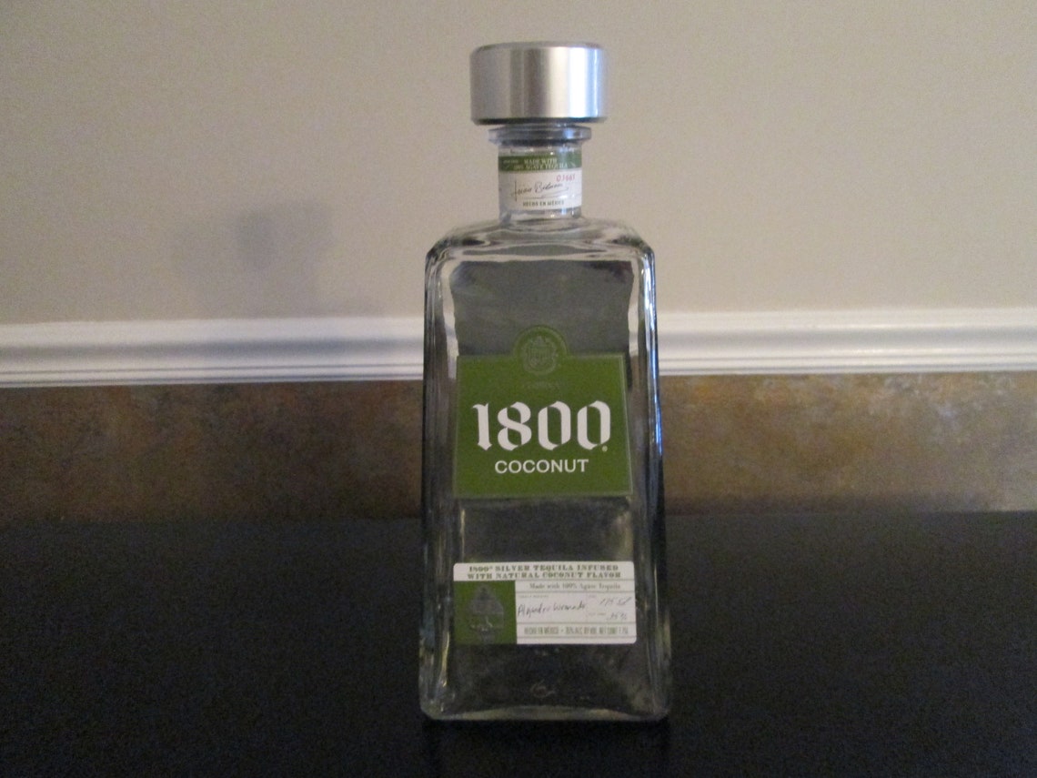 Single or Bulk 1800 Tequila Empty Bottle with Cap 1 or 1.75 Etsy