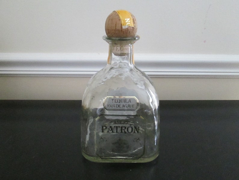 Single or Bulk Patron Bottle Empty 750 ML 1 Liter 1000 ML