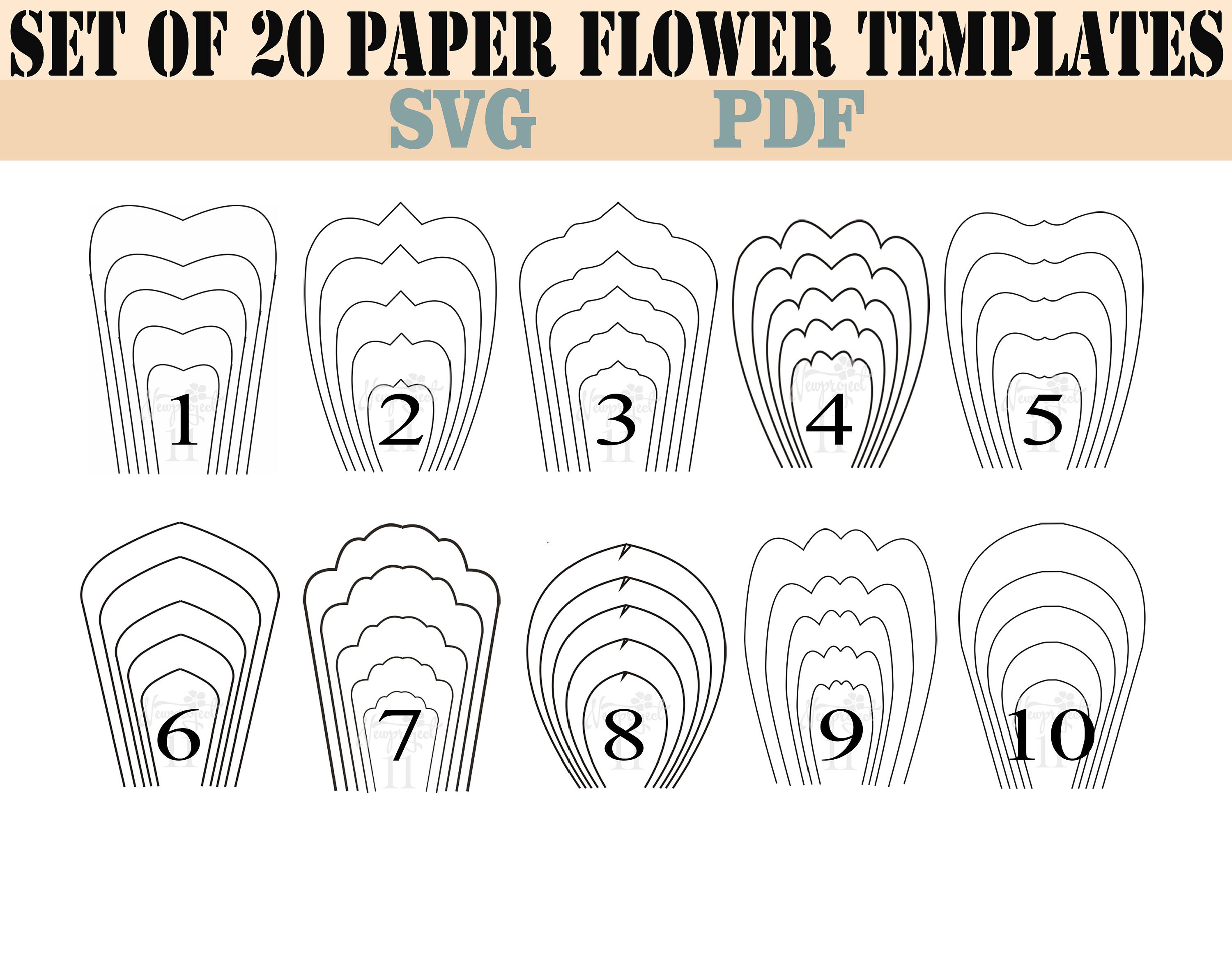 Free Free 236 Free Svg Flower Petal Template SVG PNG EPS DXF File