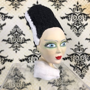 Faux Head Vase Art Doll Bust ooak - Frankie&#39;s Lady