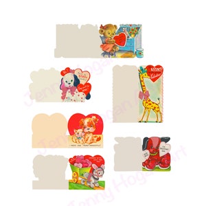 Vintage Valentine Karten Reproduktion printable Digital Download