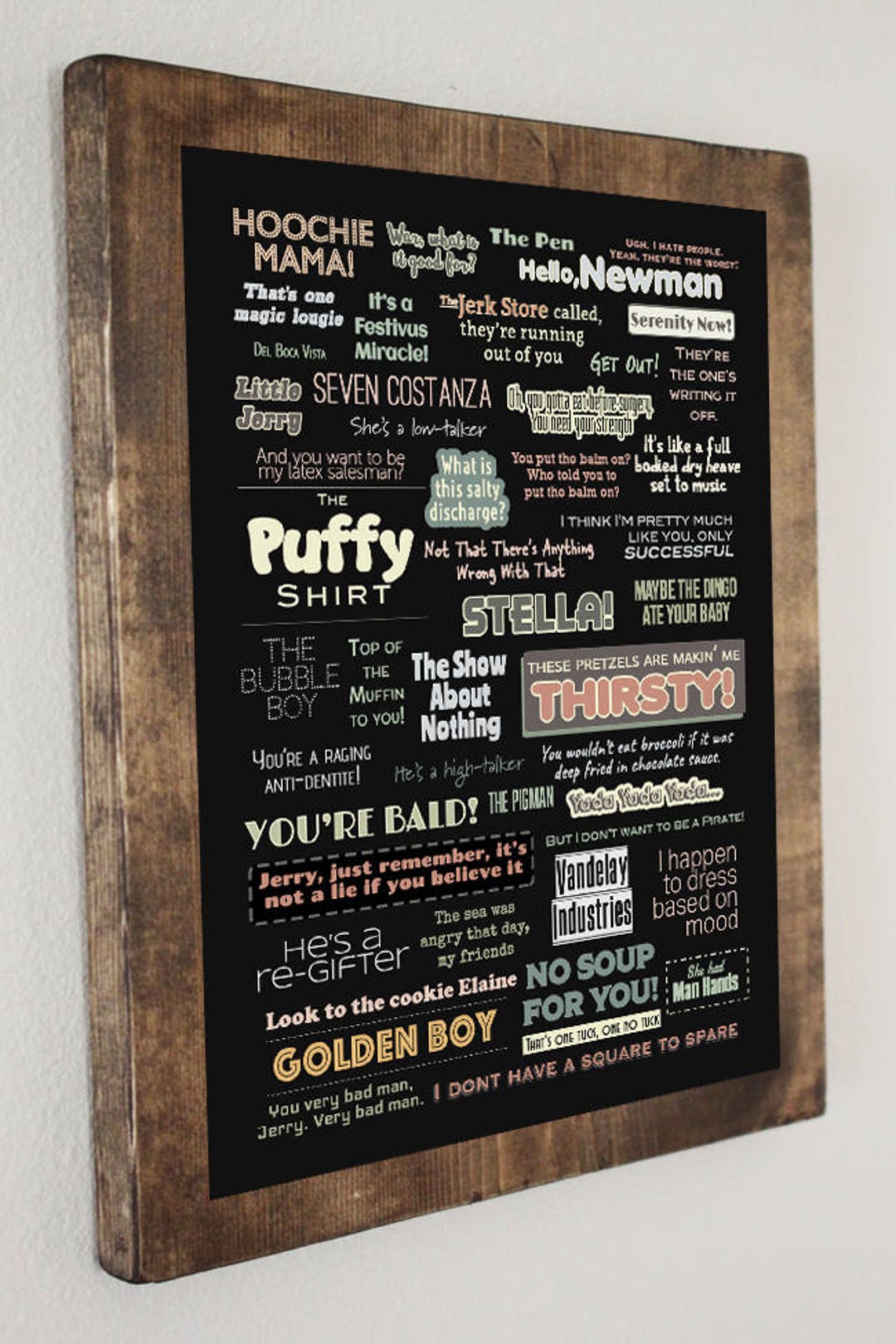 Seinfeld Quotes Collage Version *digital Image*