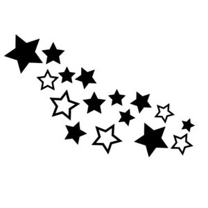 Half Inch Star Stickers Vinyl Star Waterproof Stars Holographic