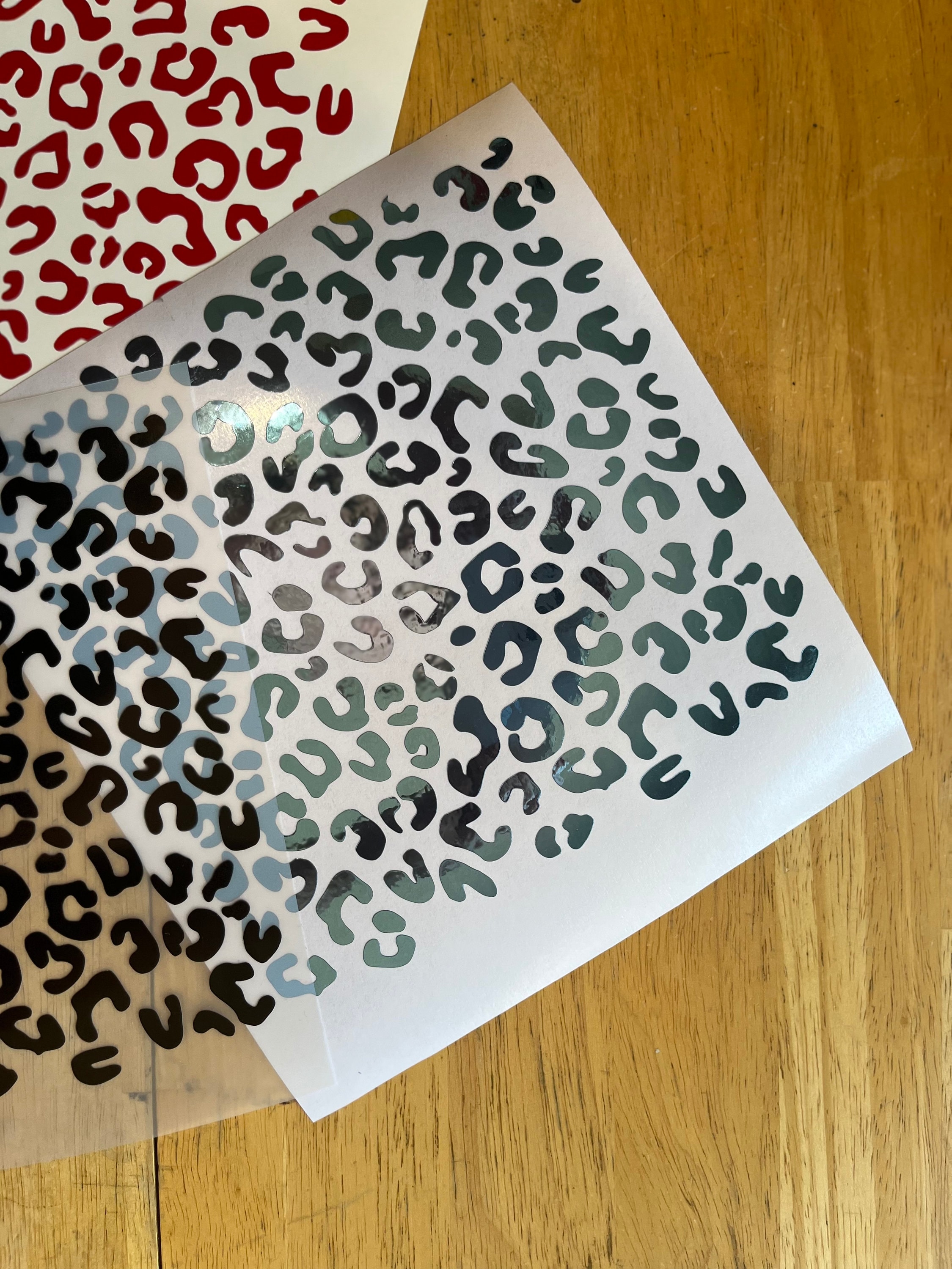 Leopard Print Decal. Custom Size Leopard Print Decal for Car Etsy