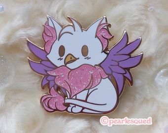 Pearlesqued Pals: cute gryphon griffin griffon enamel pin