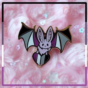 LGB(a)T enamel pin - Asexual/Demisexual pride edition