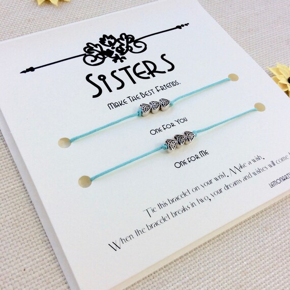 Sister Gift For Sister Valentines Day For Sister Bracelets Sister Birthday Gift Big Sister Little Sister Jewelry Wish Bracelet Sister Gifts Sister Gift For Sister Valentines Day For Sister Bracelets Sister Birthday Gift Big Sister Little Sister Jewelry Wish Bracelet Sister Gifts