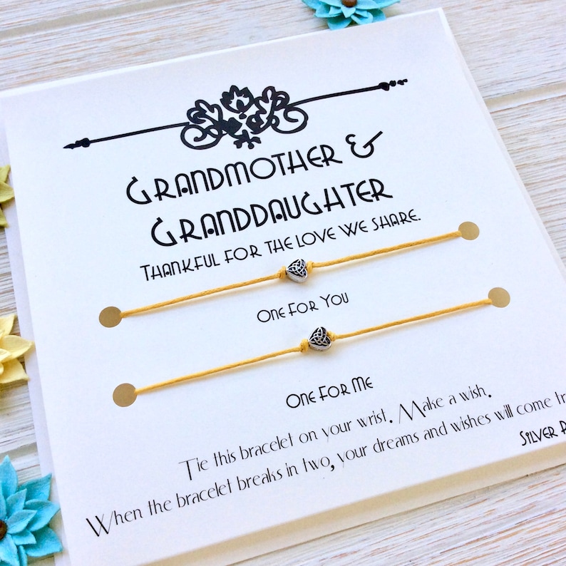 Granddaughter Gift For Grandma Valentines Day Grandmother And Etsy