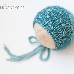 Breipatroon, Baby Bonnet Patroon, babymuts, pasgeboren motorkap, handgemaakte babyartikelen, fotografie rekwisieten, pasgeboren fotografie prop, DK