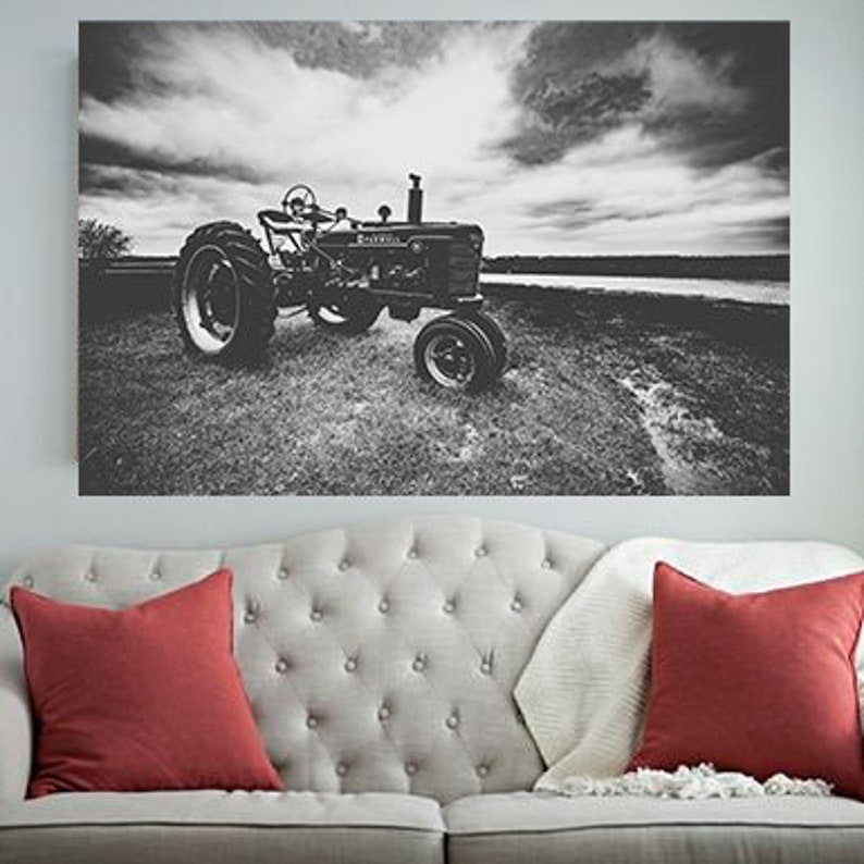 Baby Boy Tractor Nursery Print Art John Deere Farmall Etsy