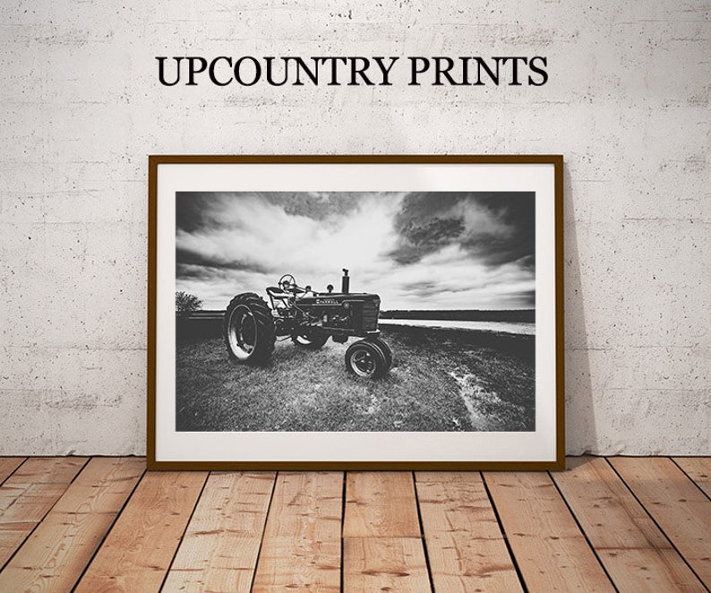 Baby Boy Tractor Nursery Print Art John Deere Farmall Etsy