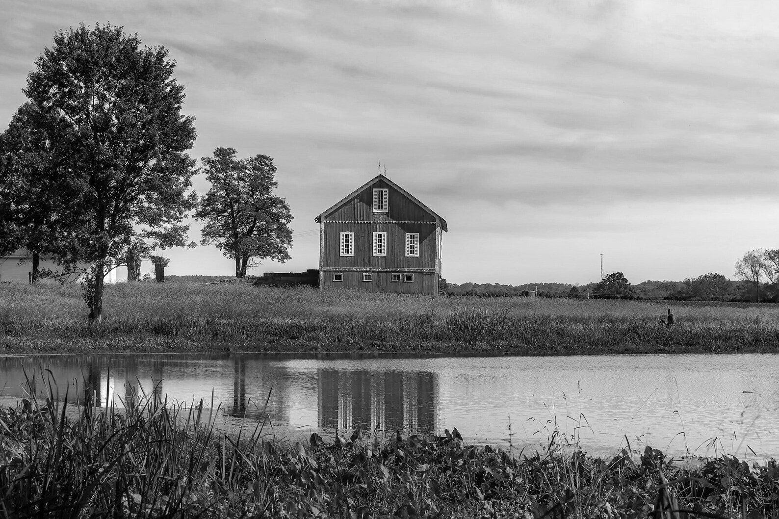 Barn Art Barn Wall Art Black and White Barn Fixer Upper Etsy