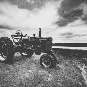 Baby Boy Tractor Nursery Print Art, John Deere Farmall Picture, Farmhouse Decor, Vintage Tractor Print, Fixer Upper Decor, Nursery Decor