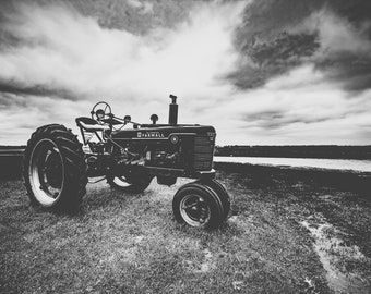 Baby Boy Tractor Kwekerij Print Art, John Deere Farmall Foto, Boerderij Decor, Vintage Tractor Print, Fixer Upper Decor, Nursery Decor