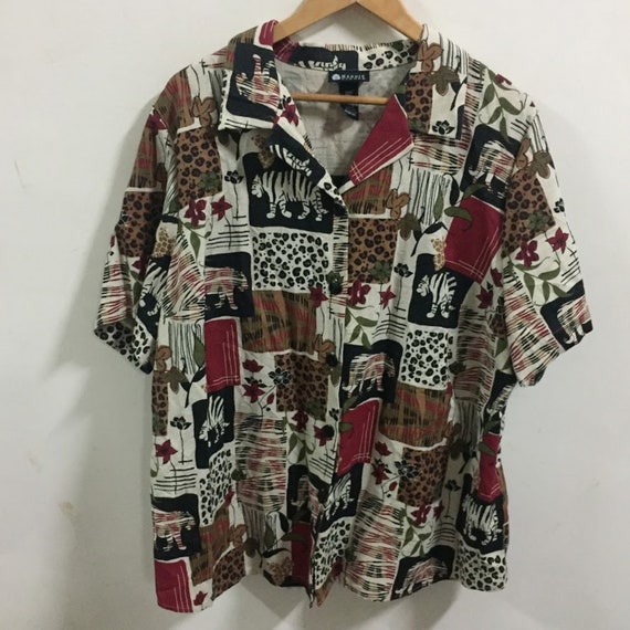Maggie Barnes Multicolor Shirt Size 24w Etsy