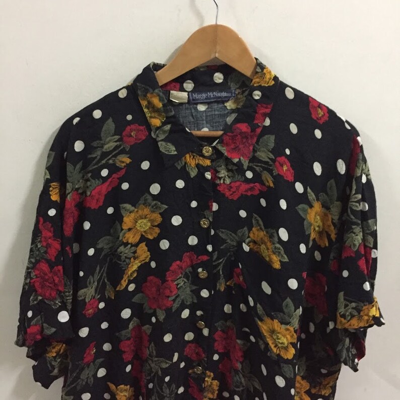 Maggie Mc Naughton Florals Hawaiian Shirt Size XXL