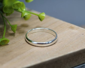 KAYDEN Ring - Simple Sterling Silver Ring, 3.5mm wide