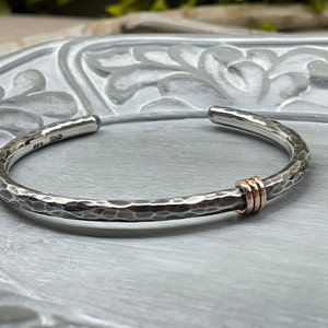 STERLING Bracelet Oxidized Sterling Silver Cuff Bracelet - Etsy