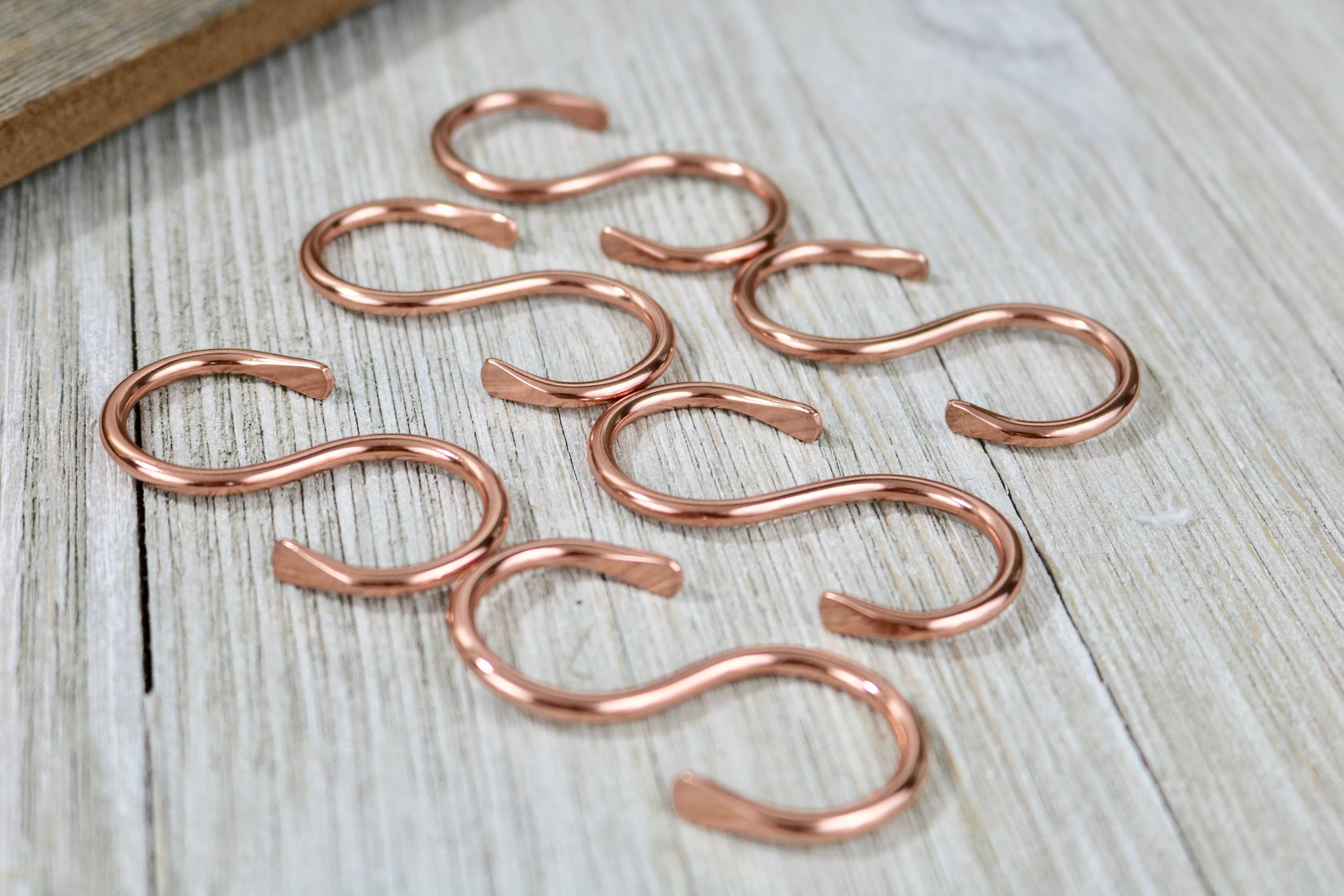 Solid Copper Shooks Utility Hooks 2 Long Etsy