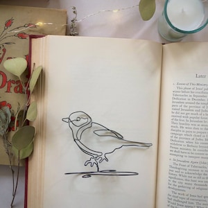 Bird Sculpture Bluebird Wire Metal Chickadee Robin Nature Watching Decor Cardinal Birdie Christmas Ornament Animal Lover Gift Present