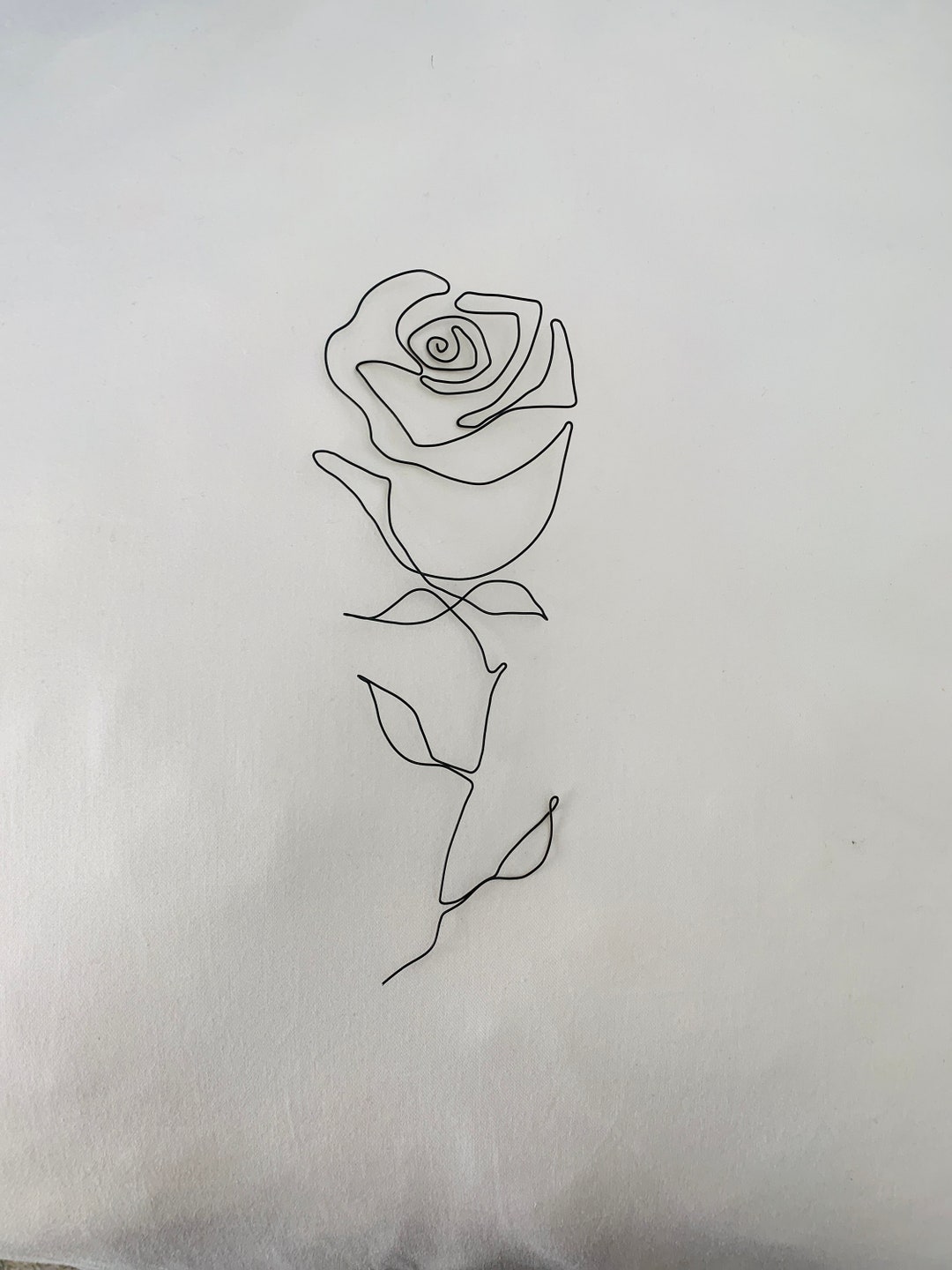 Handmade Wire Rose Flower Hand-crafted Valentine Day Nature - Etsy