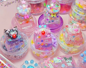 Lunababy.artisan 3D kawaii personagem keycaps oem R4 para teclado mecânico